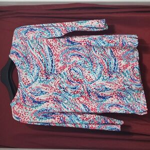 Colorful Abstract Women's Top